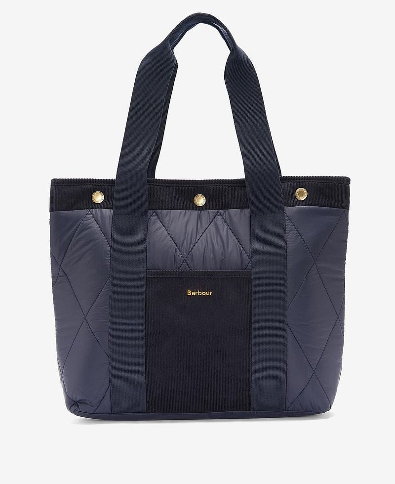 Barbour Gewatteerde Tote Healy in Blauw Blue