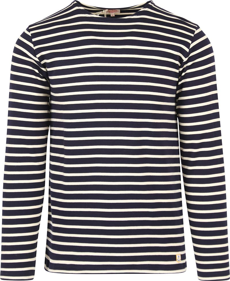 Armor-lux Houat Trui Strepen Donkerblauw