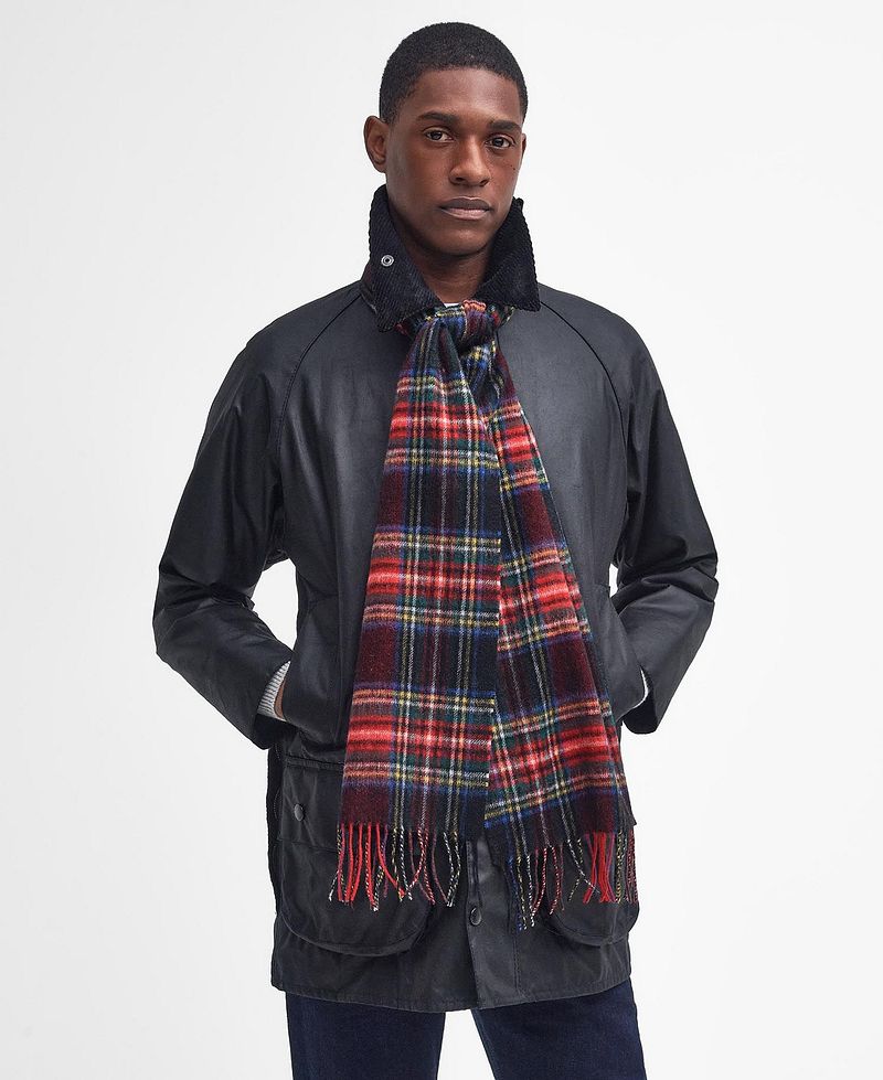 Barbour Schal Stewart Lambswool Rot - günstig online kaufen