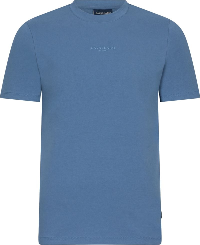 Cavallaro Darione T-Shirt Logo Blau - Größe M günstig online kaufen