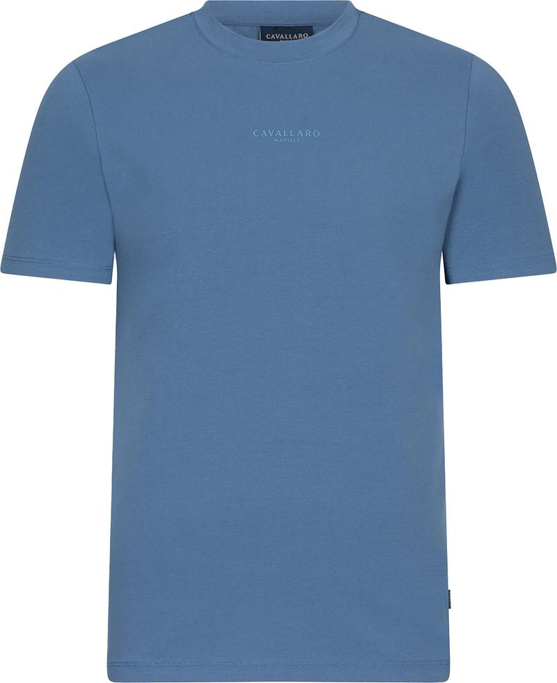 Cavallaro Napoli Cavallaro Darione T-Shirt Logo Blauw