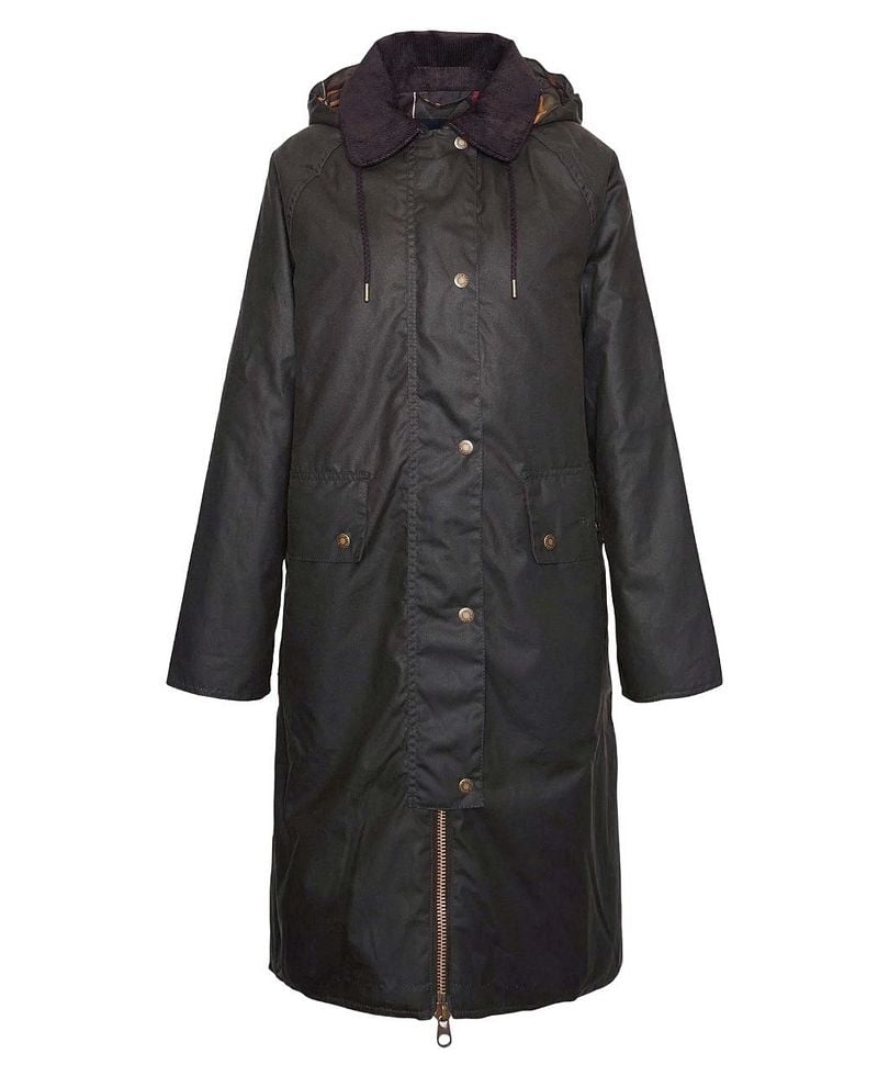 Barbour Dames Waxjas Willows Dark Olive