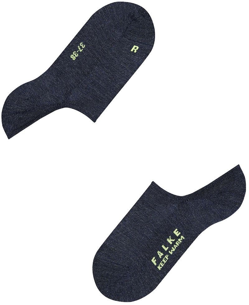 Falke Keep Warm Sneaker Socke Navy - Größe 37-38 günstig online kaufen