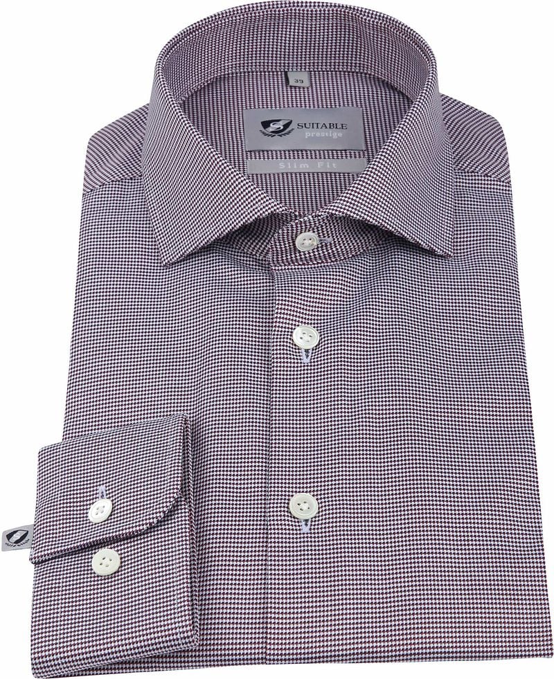 Suitable Hemd Bordeaux 187-3 - Größe 40 günstig online kaufen