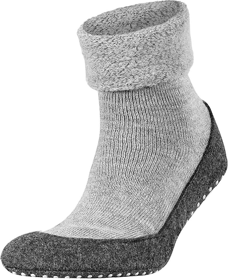 Falke Cosyshoe Sloffen Lichtgrijs