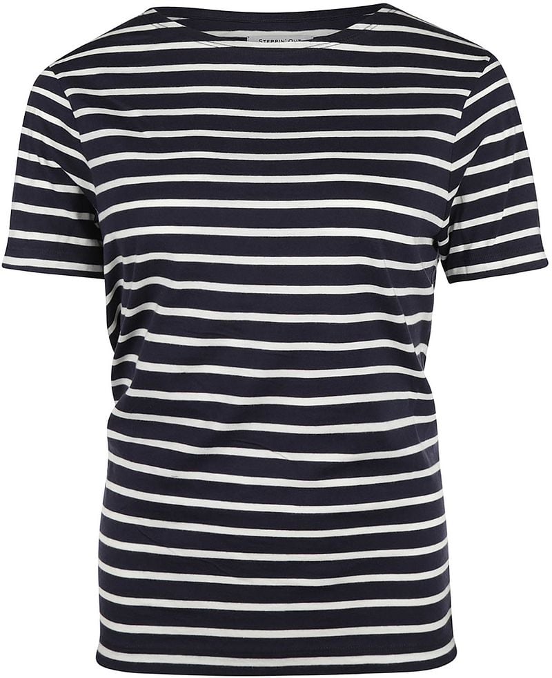 Steppin' Out T-shirt Dames Streep Navy