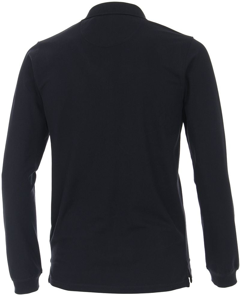 Casa Moda Longsleeve Poloshirt Navy Blau - Größe 3XL günstig online kaufen