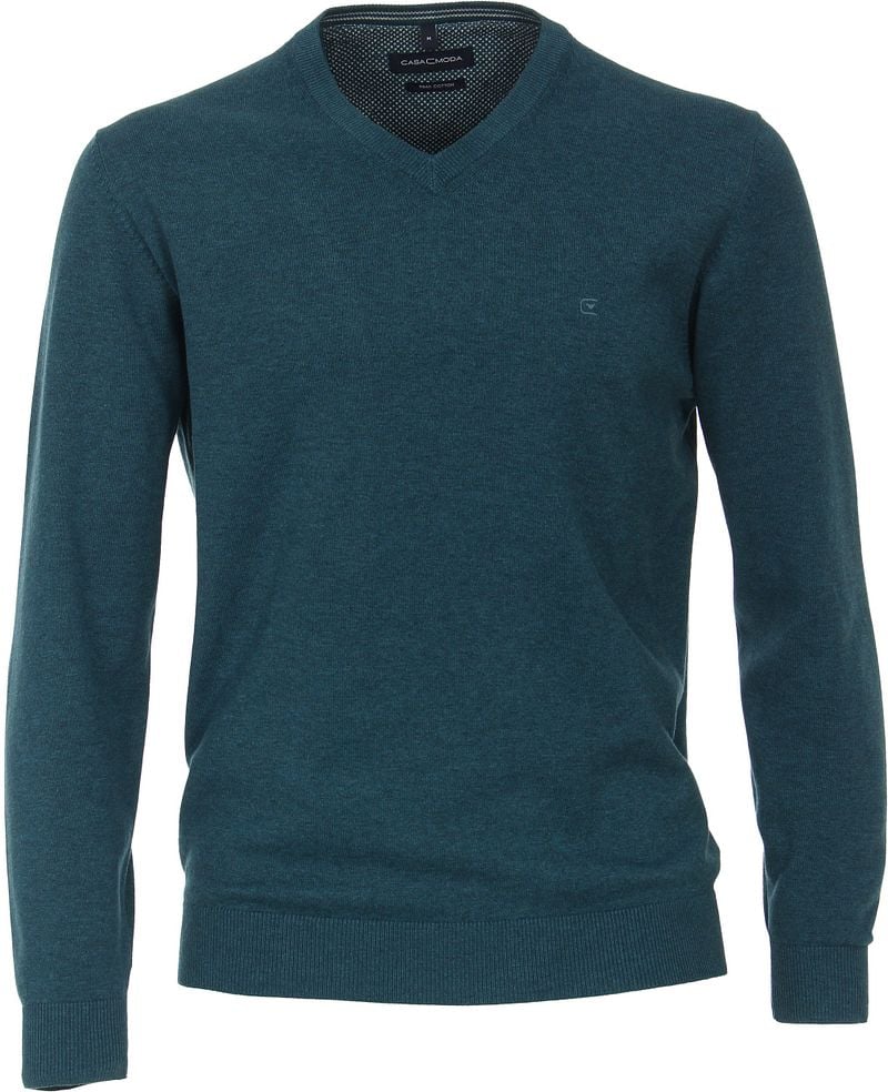 Casa Moda Pull Aqua Vert Bleu Vert foncé Bleu foncé taille M