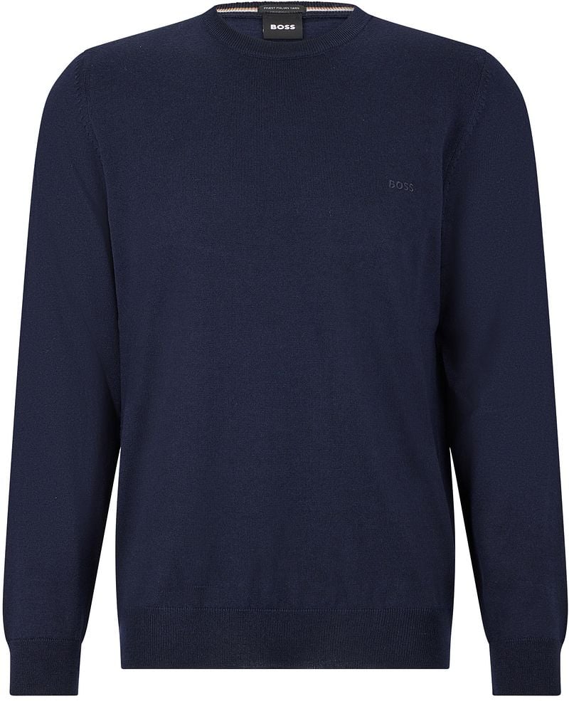 BOSS Pullover Botto Navyblau - Größe XXL günstig online kaufen