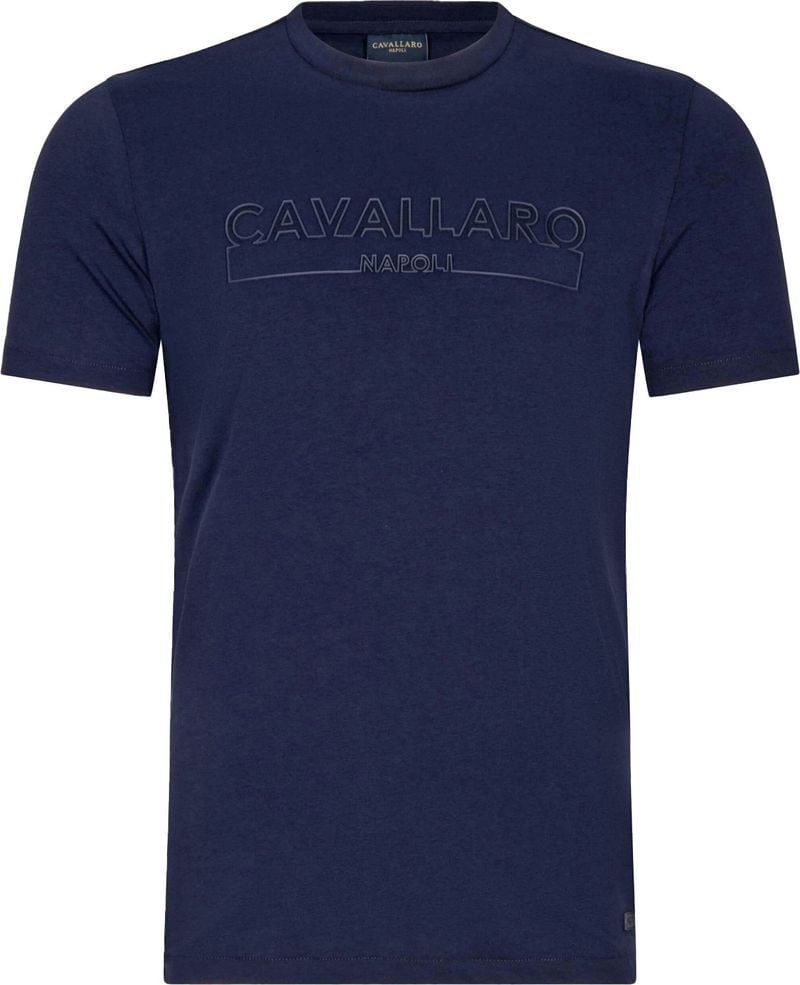 Cavallaro Napoli Cavallaro Beciano T-Shirt Logo Navy