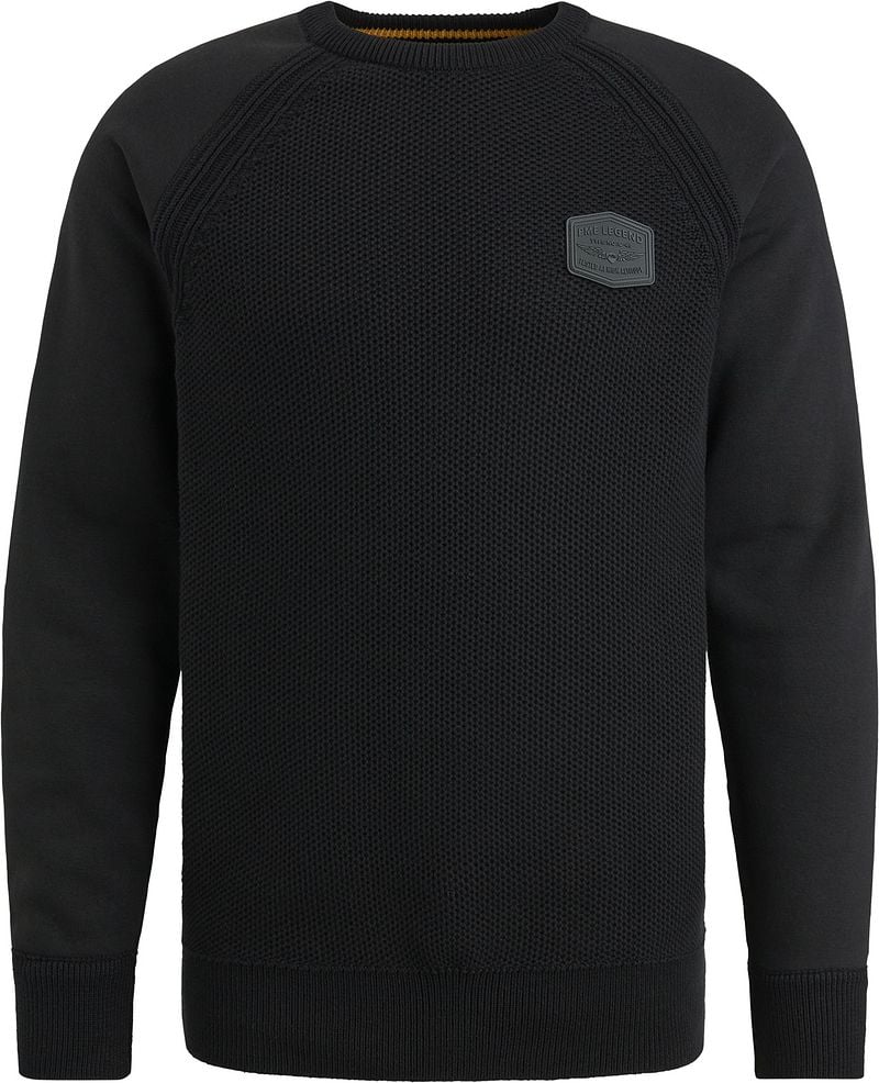 PME Legend Sweater Knit Sweat Schwarz - Größe 3XL günstig online kaufen