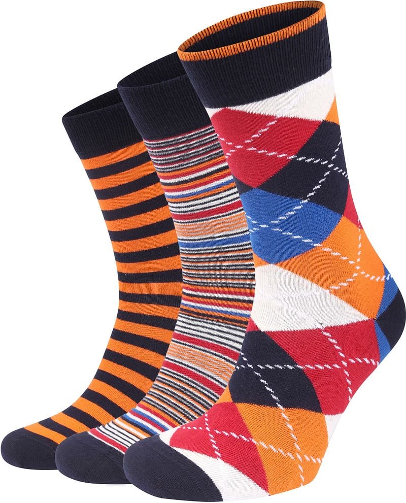 Suitable Orange Socken 3-Pack - Größe 42-46 günstig online kaufen