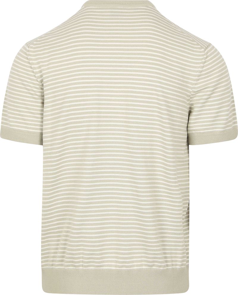 Boss Knitted T-shirt Kanache Greige