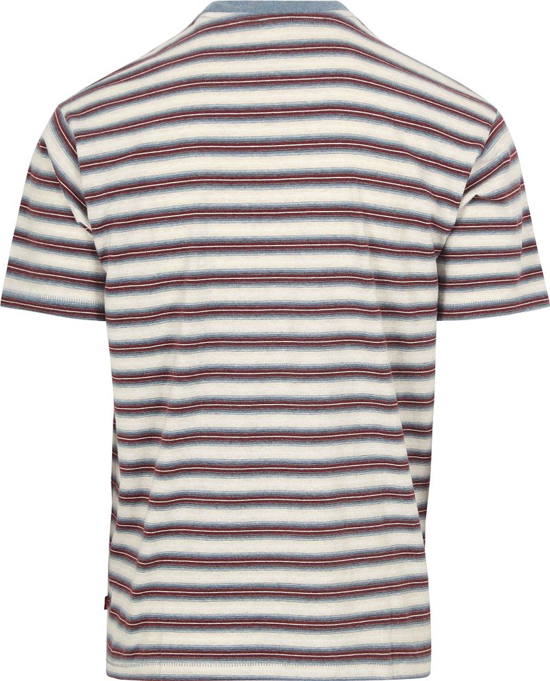 Levi's T-Shirt Red Vintage Stripe Porridge