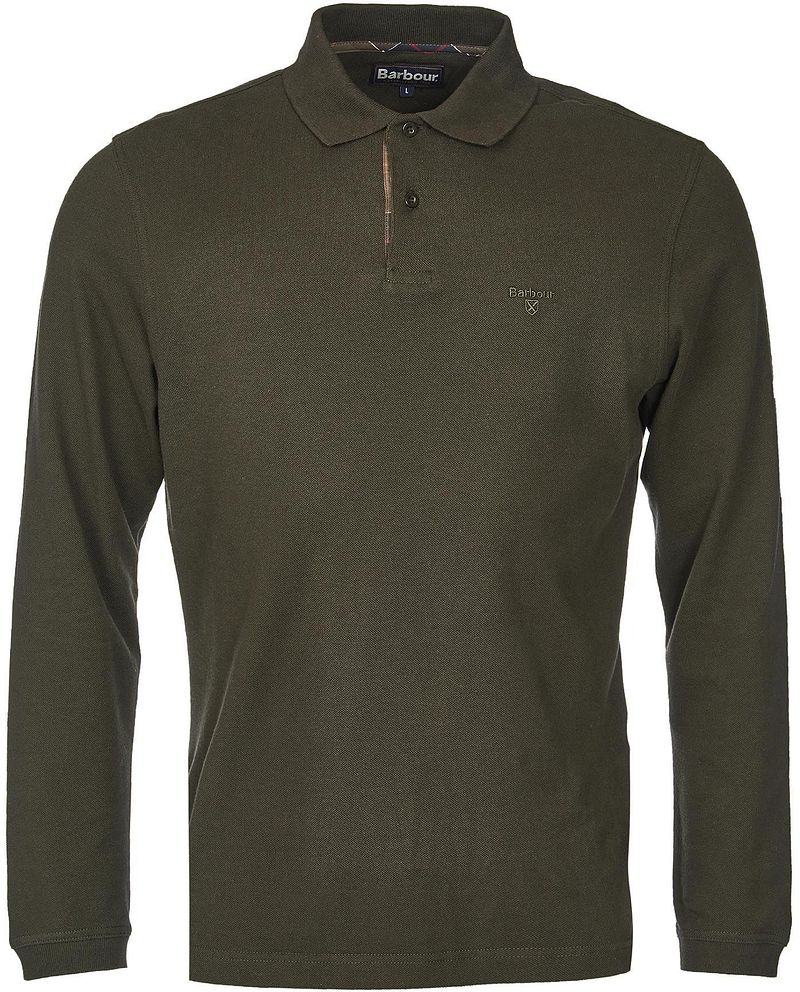 Barbour Longsleeve Polo Dark Green Vert taille XL