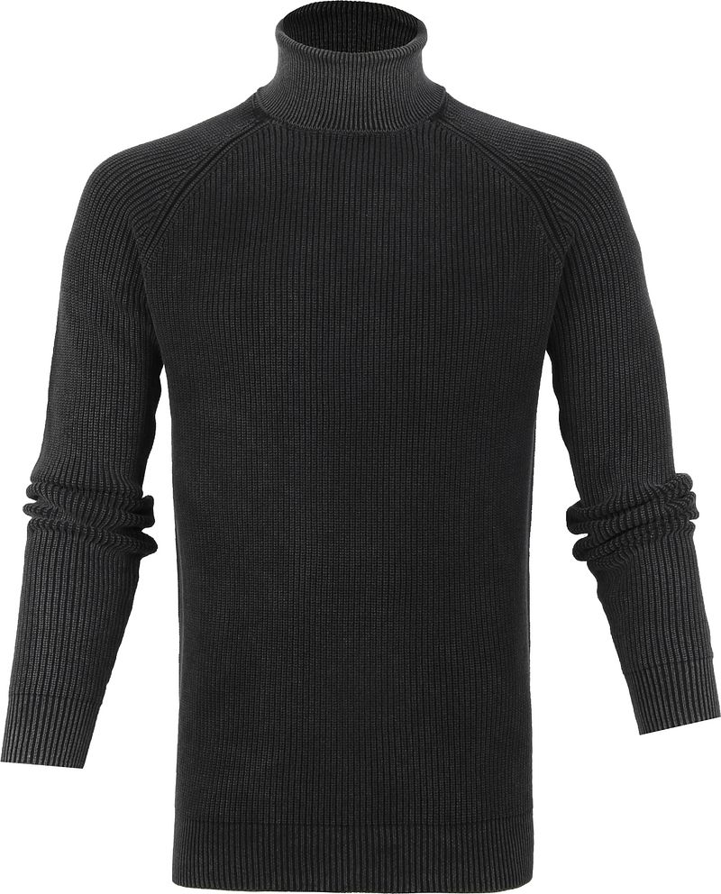 Suitable Pull Lunf Col roulé Noir taille M