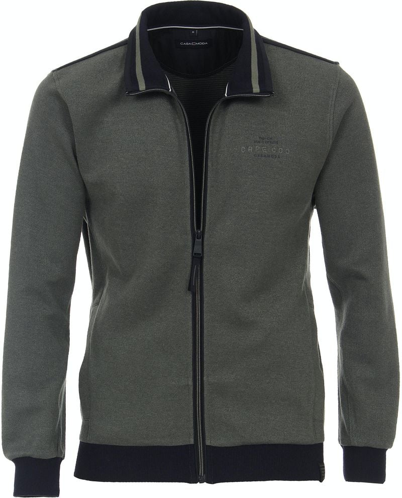 Casa Moda Veste Zippé Foncé Vert Vert foncé taille M