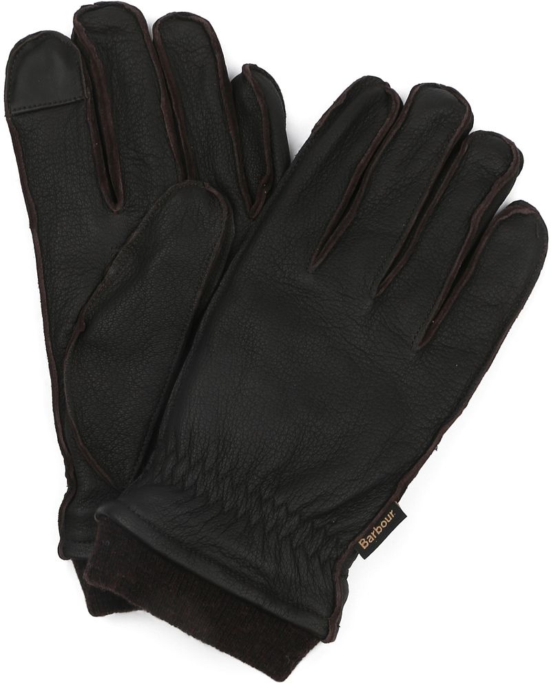 Barbour Handschuhe Braun Leder - Größe M günstig online kaufen