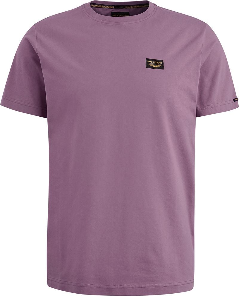 PME LEGEND Heren Polo's & T-shirts Short Sleeve R-neck Guyver Tee Paars