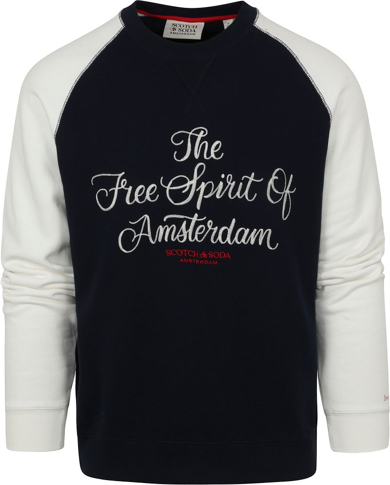 Scotch and Soda Pull foncé  Bleu taille S