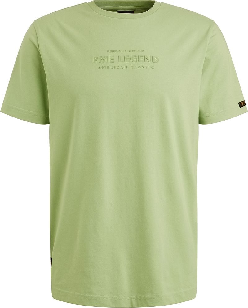 PME Legend T-shirt met labelprint en ronde hals