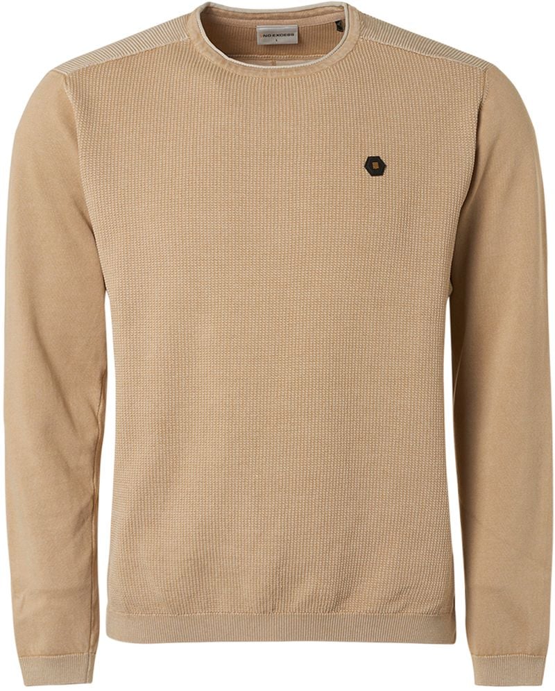 No Excess Pullover Beige - Größe XXL günstig online kaufen