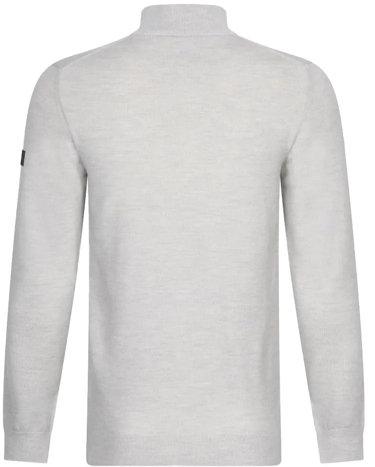 Cavallaro Merino Half-Zip Hellgrau - Größe XXL günstig online kaufen