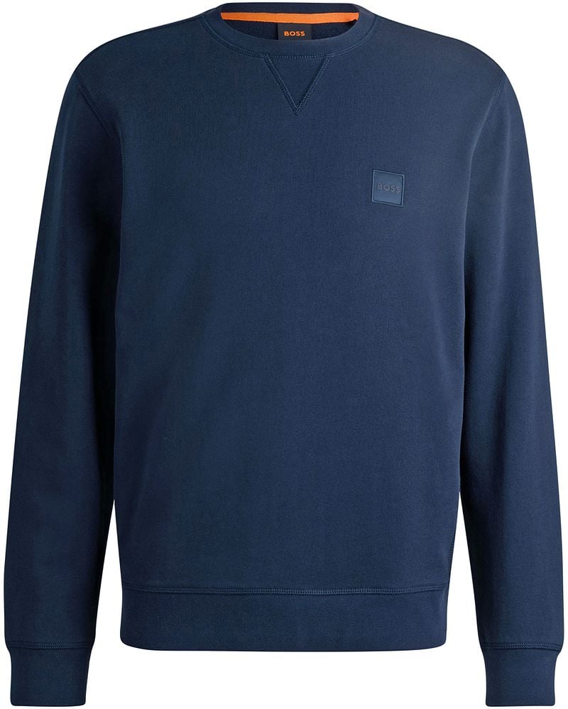 BOSS Sweater Westart Navy - Größe XL günstig online kaufen