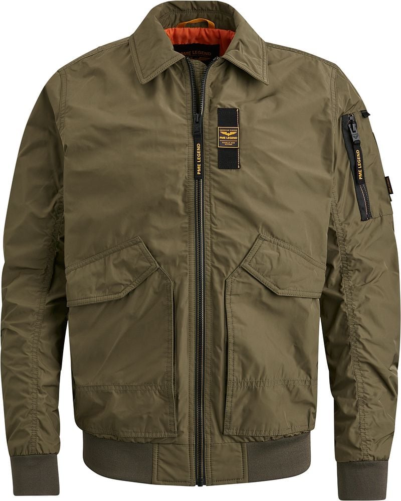 PME LEGEND Heren Jassen Bomber Jacket Glazer Flighter Donkergroen