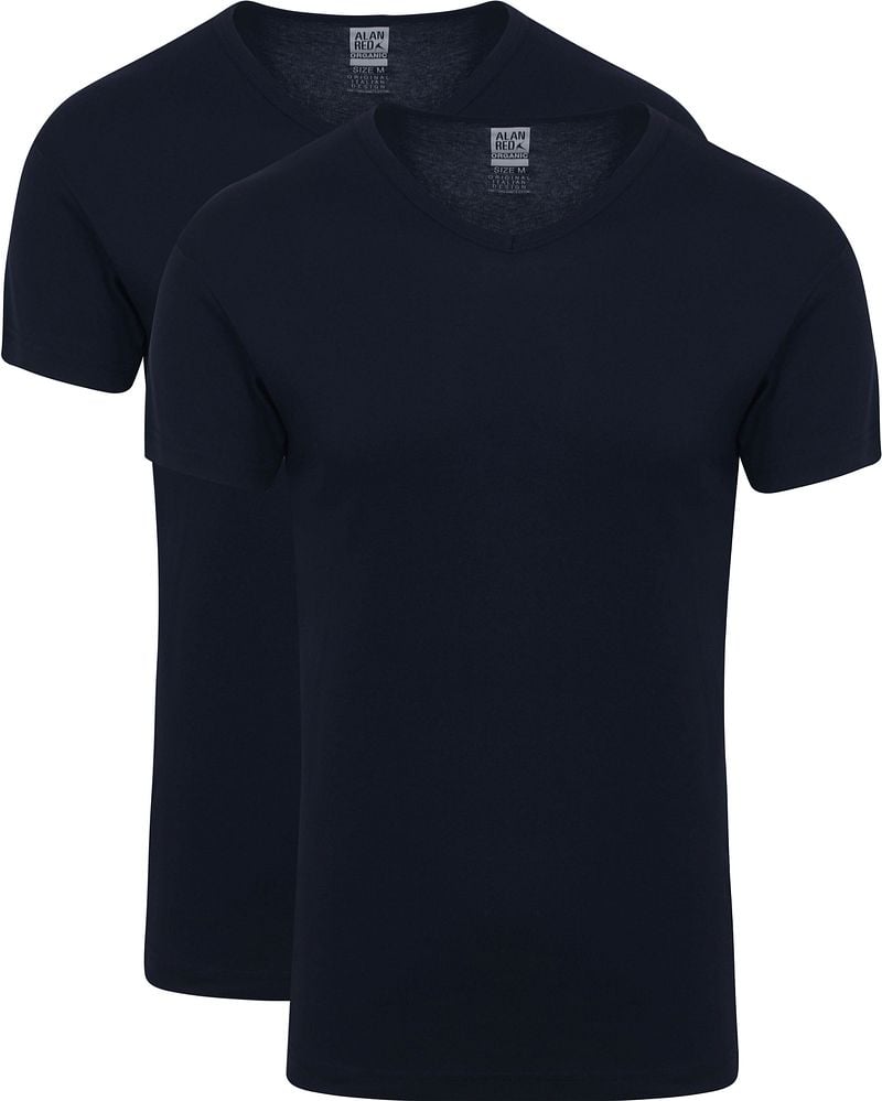 Alan Red Vancouver T-Shirt Navy 2er-Pack - Größe L günstig online kaufen