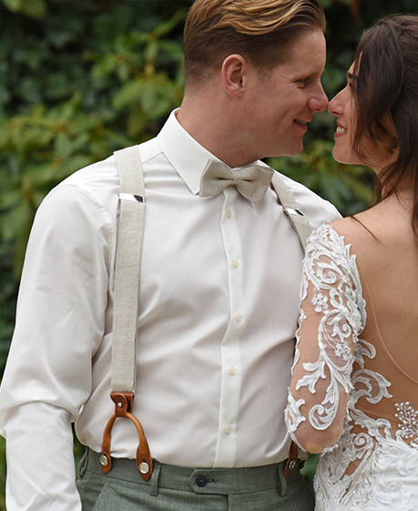 Wedding- bretels sir redman - beige