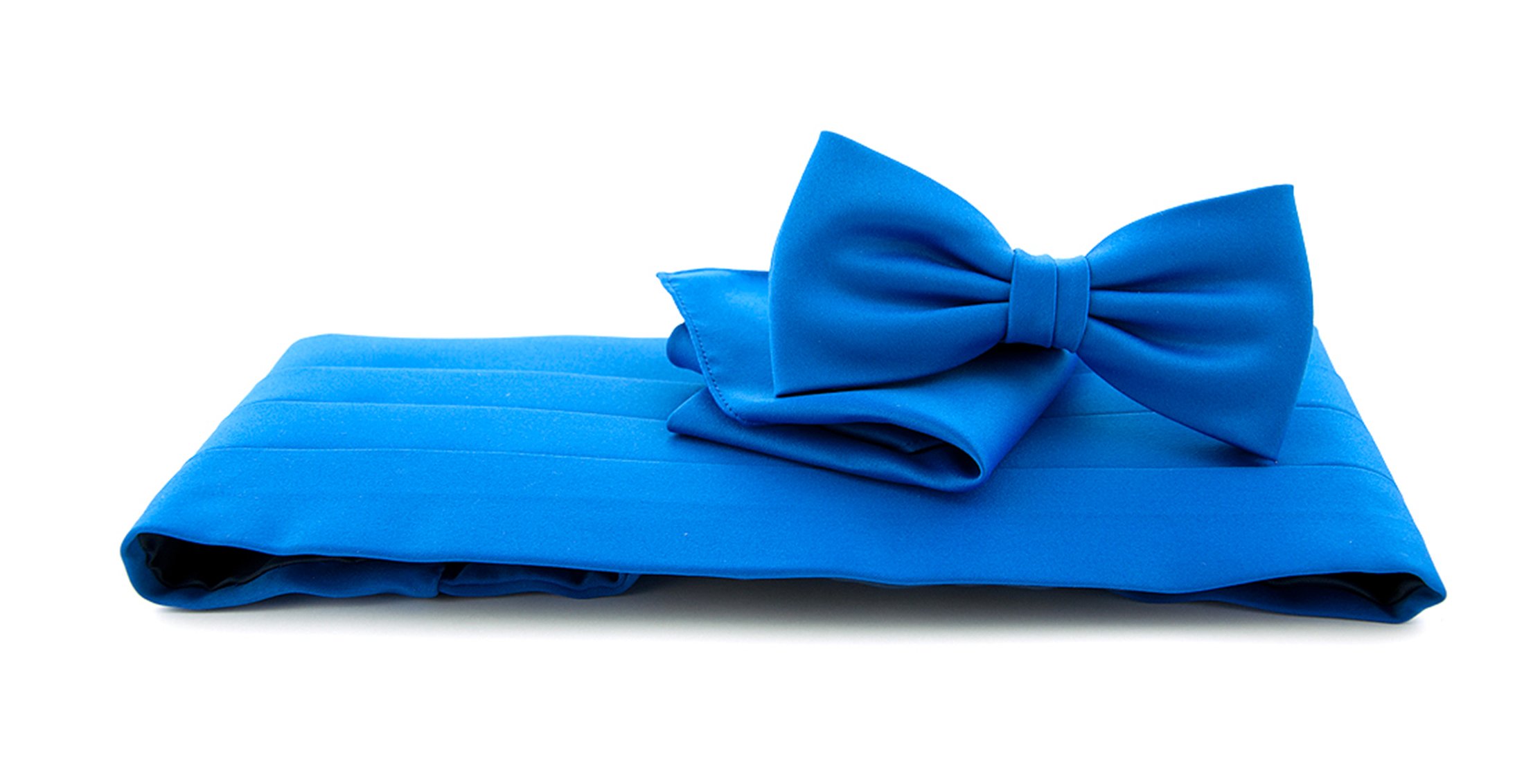 Cumberband + Bow Tie Royal Blue foto 0