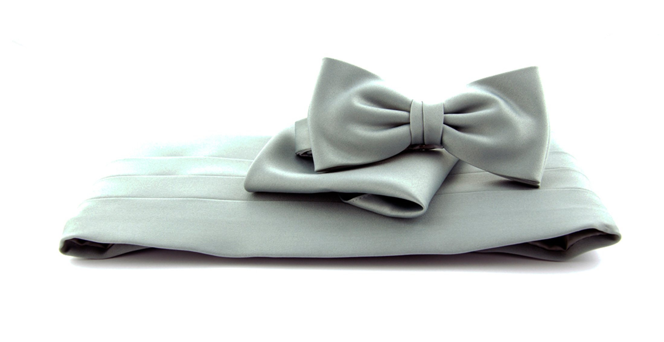 Cumberband + Bow Tie Grey foto 0