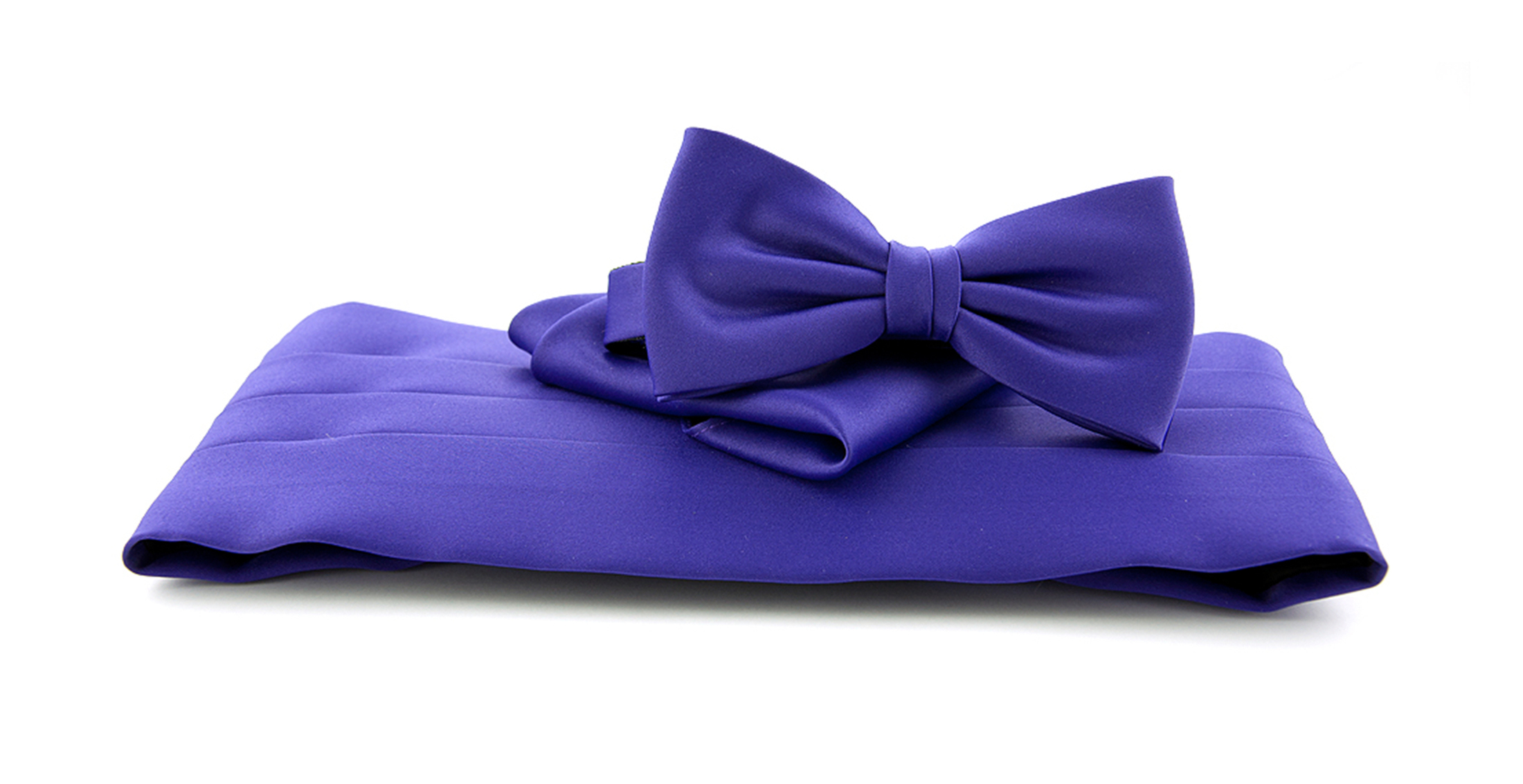 Cumberband + Bow Tie Purple foto 0