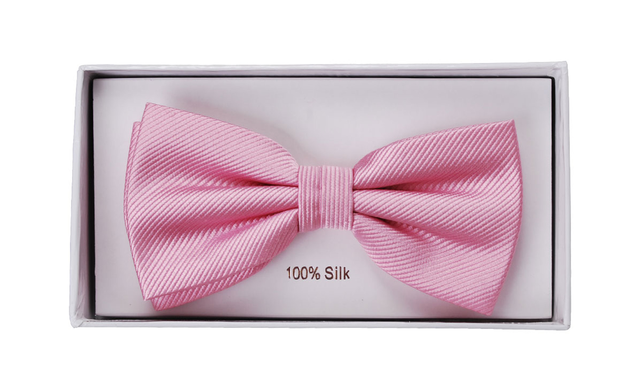 Silk Bow Tie Pink F03 foto 1