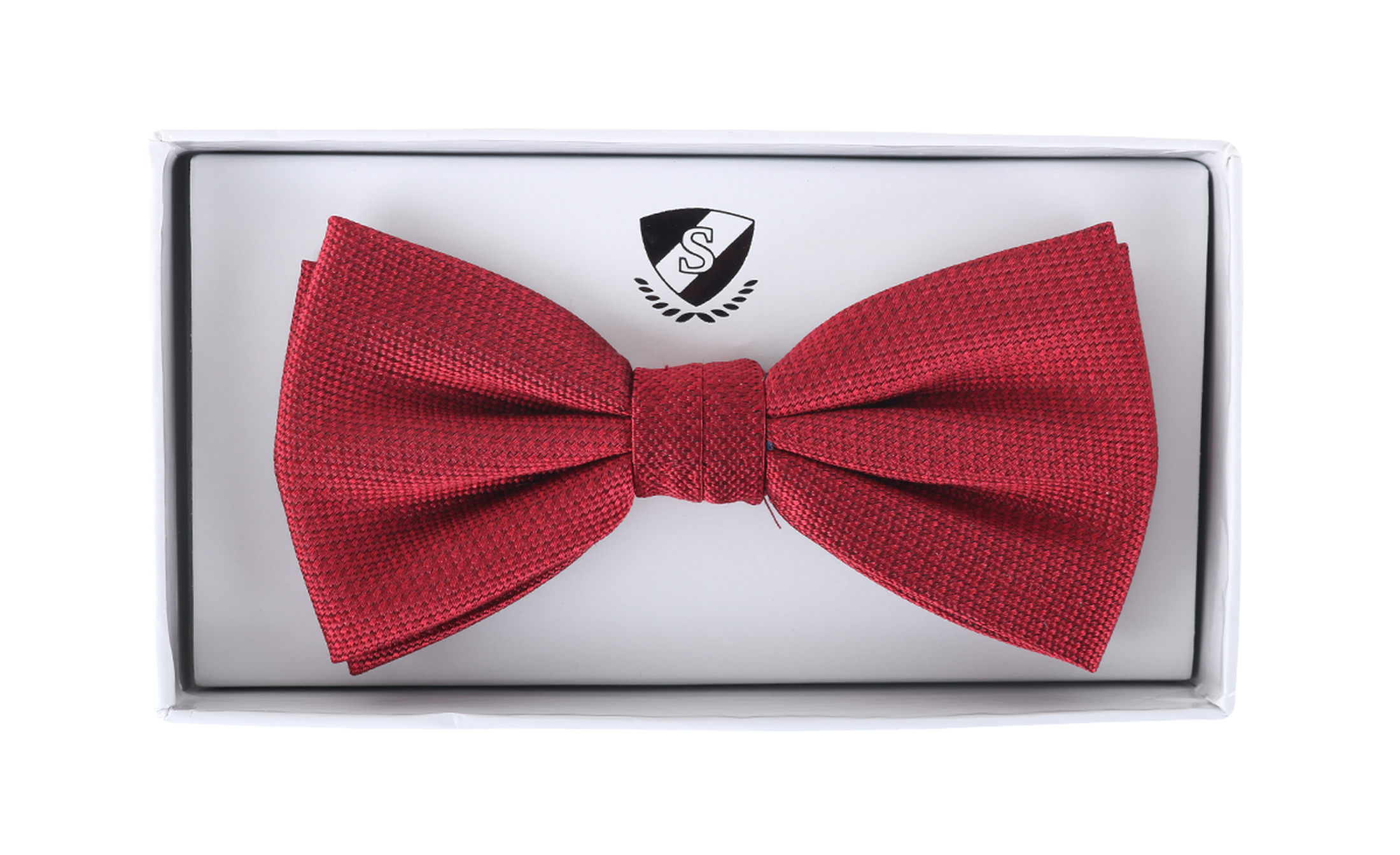 Bow Tie Silk Bordeaux photo 1