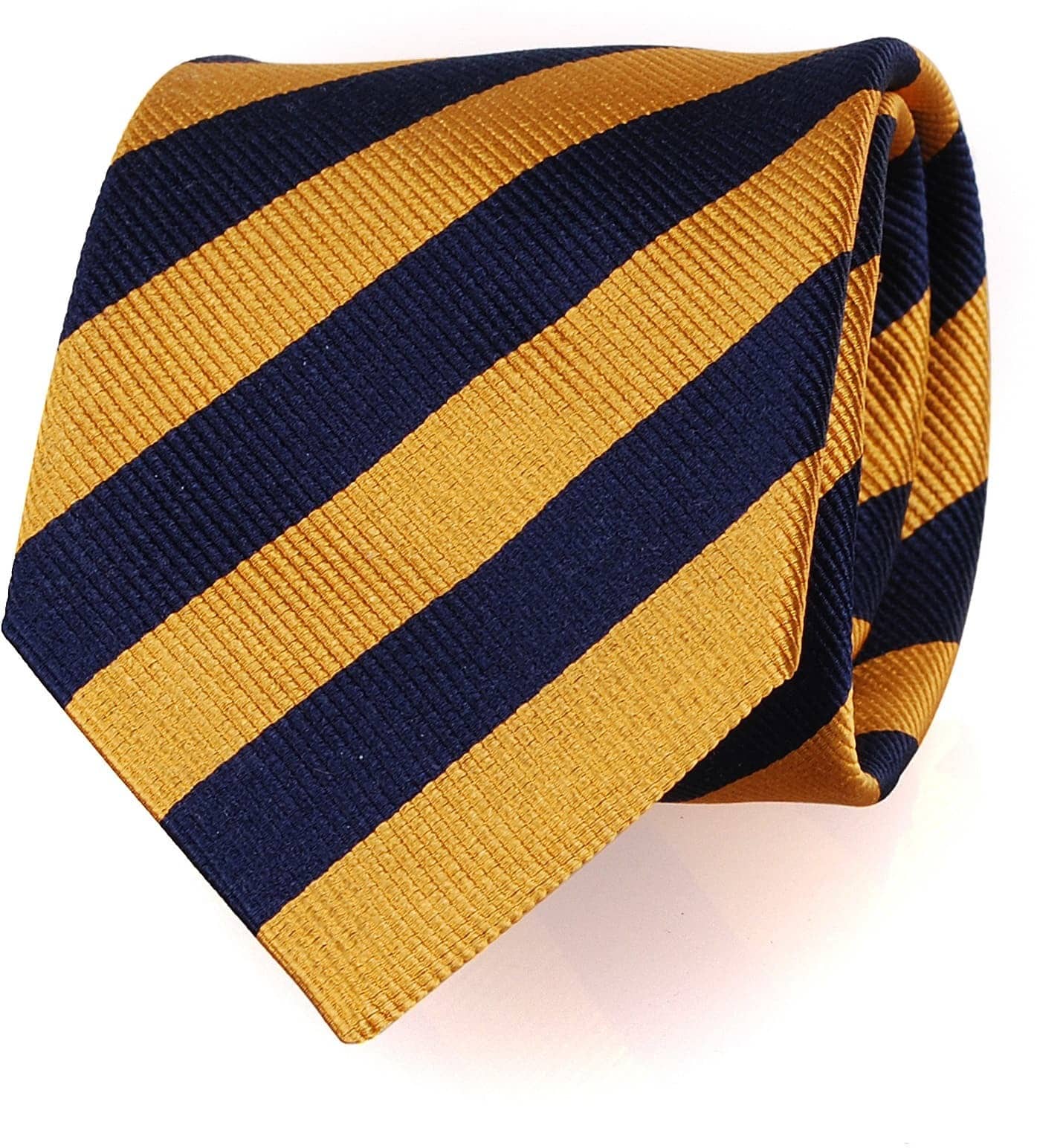 Krawatte Goldene - Navy Streifen FD17 foto 0
