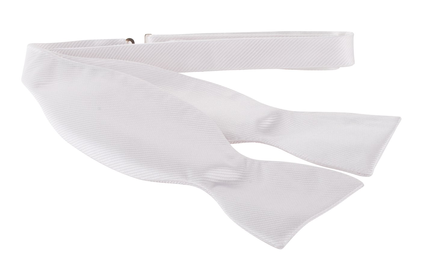 Self Tie Bow Tie White F27 foto 0