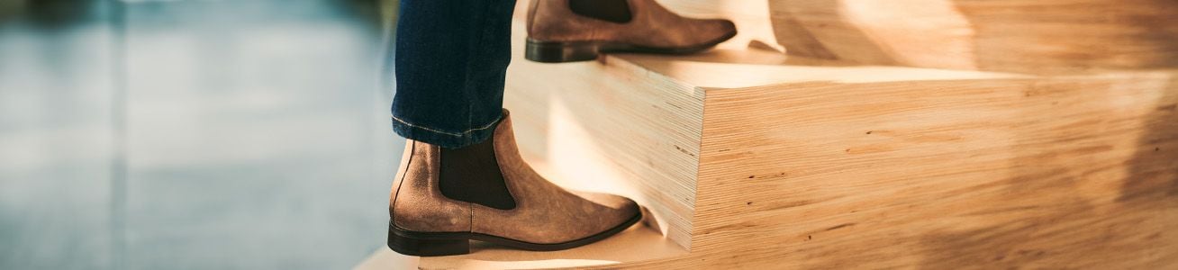 Bruine Suede Herenschoenen kopen? Morgen in huis - Suitable