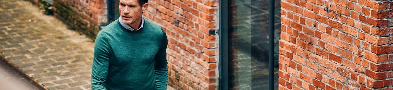 Red Men's Pullover - Suitable Men's Clothing