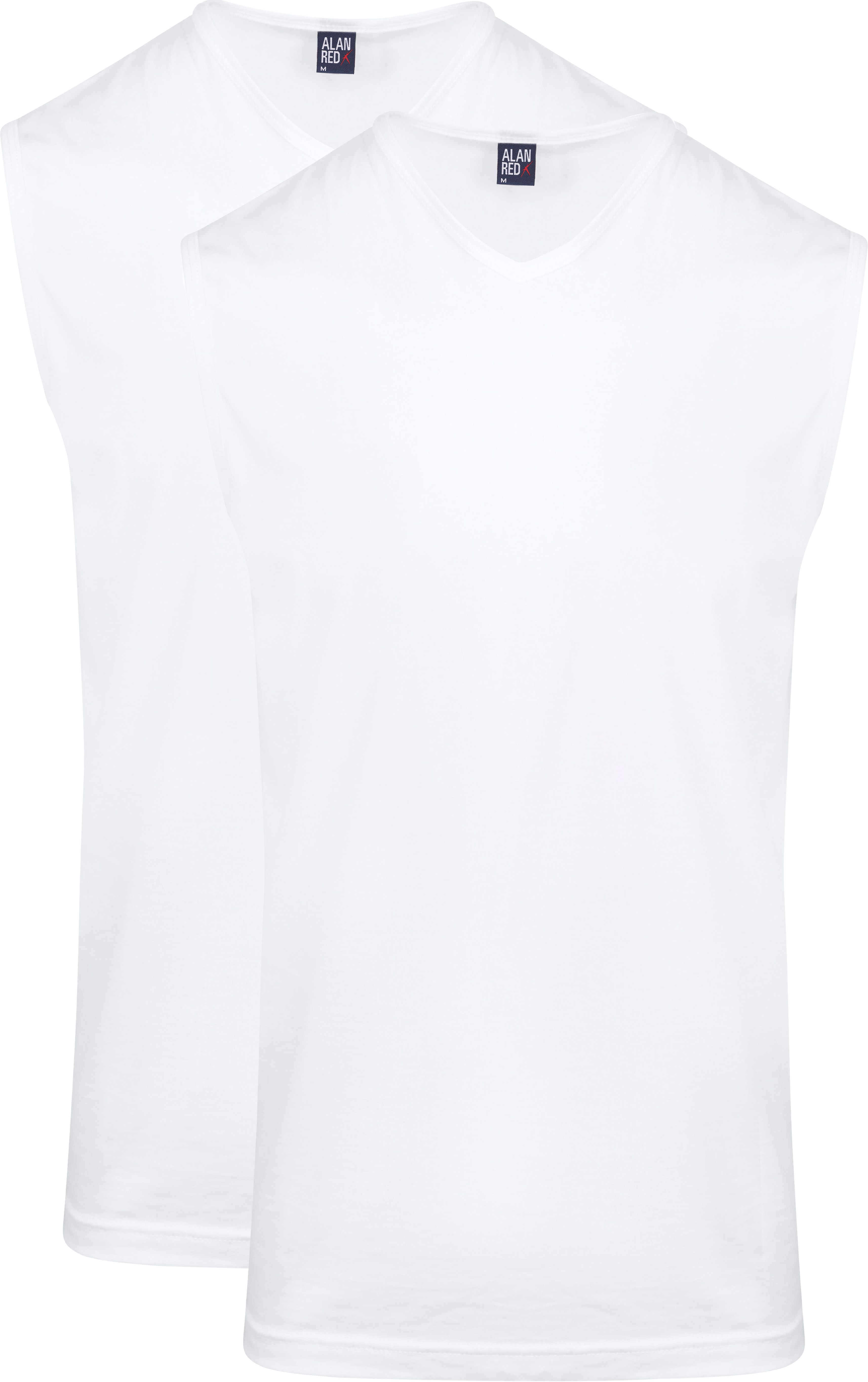 Minto Singlet No Sleeves White 2-Pack