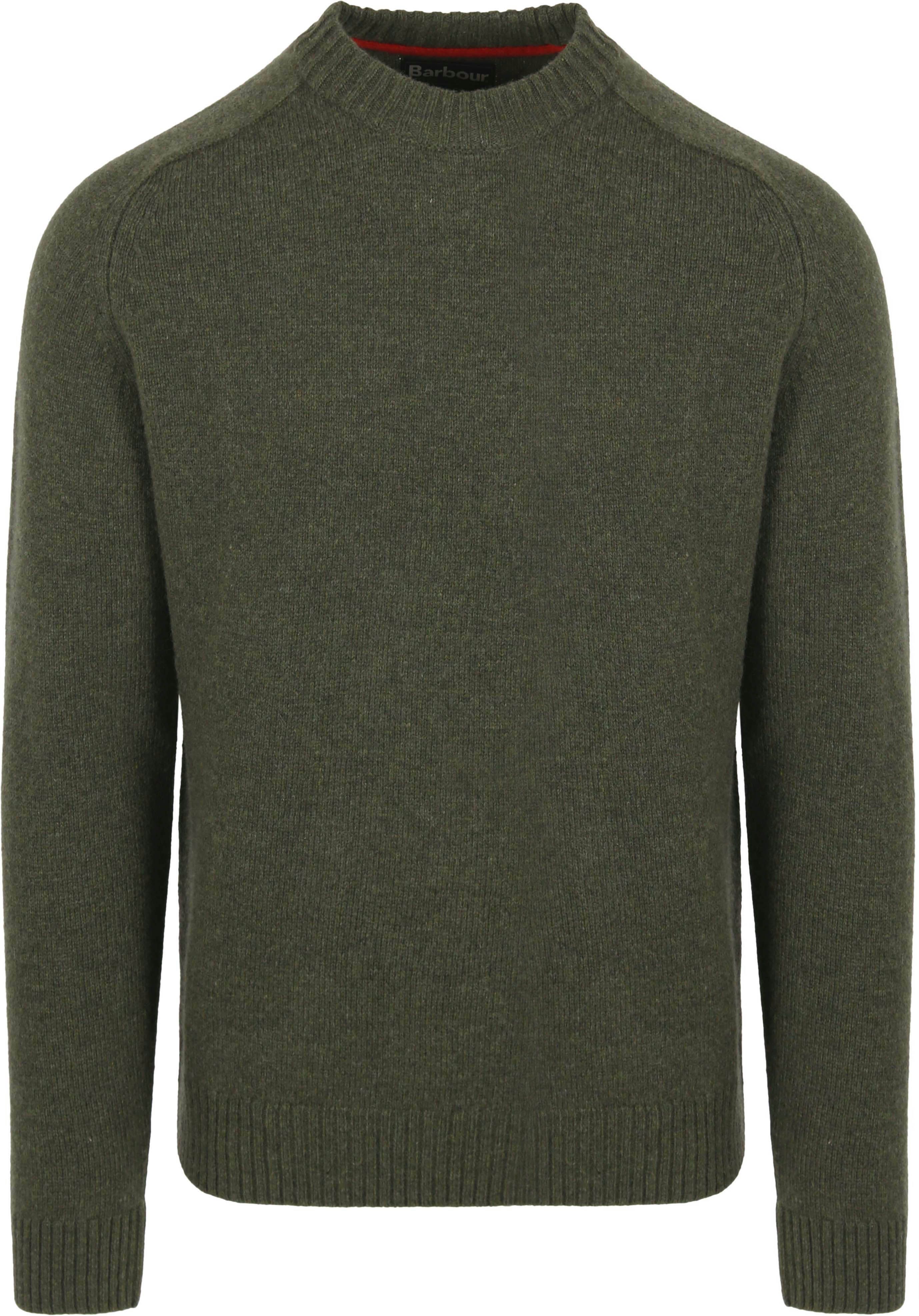Grangetown Pullover Wool Olivgrün