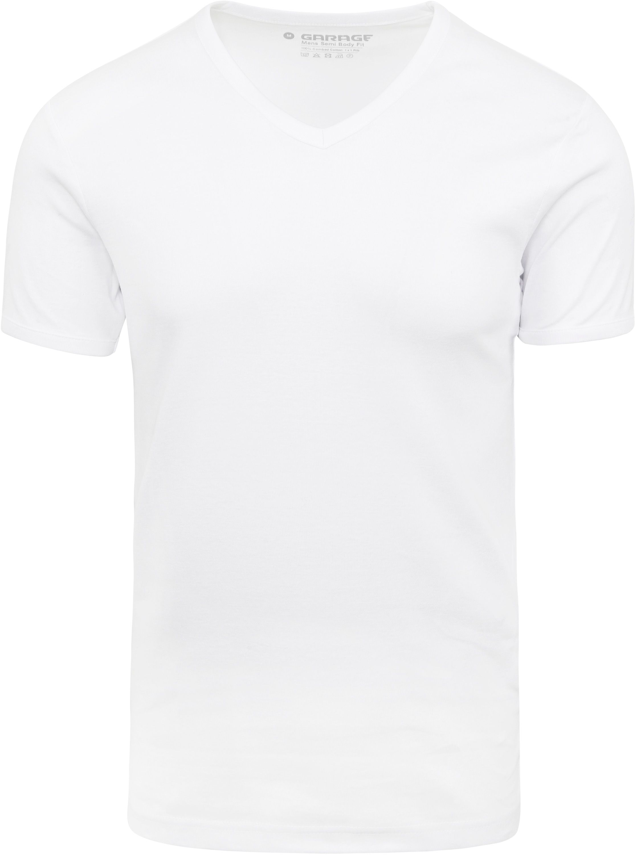 Basic White V-Neck