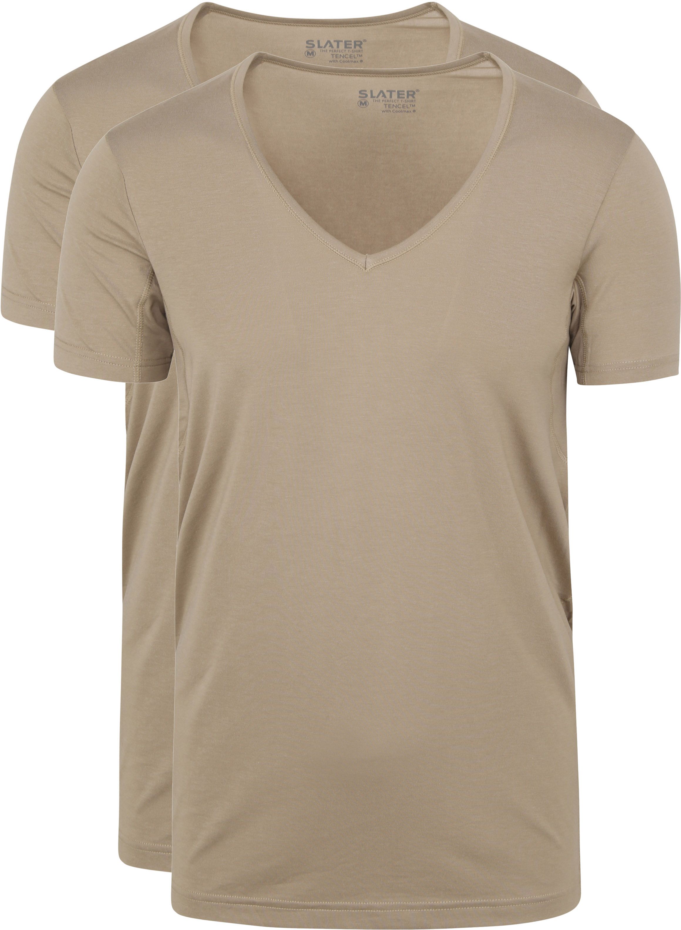 2-pack V-hals Onzichtbaar Ondershirt