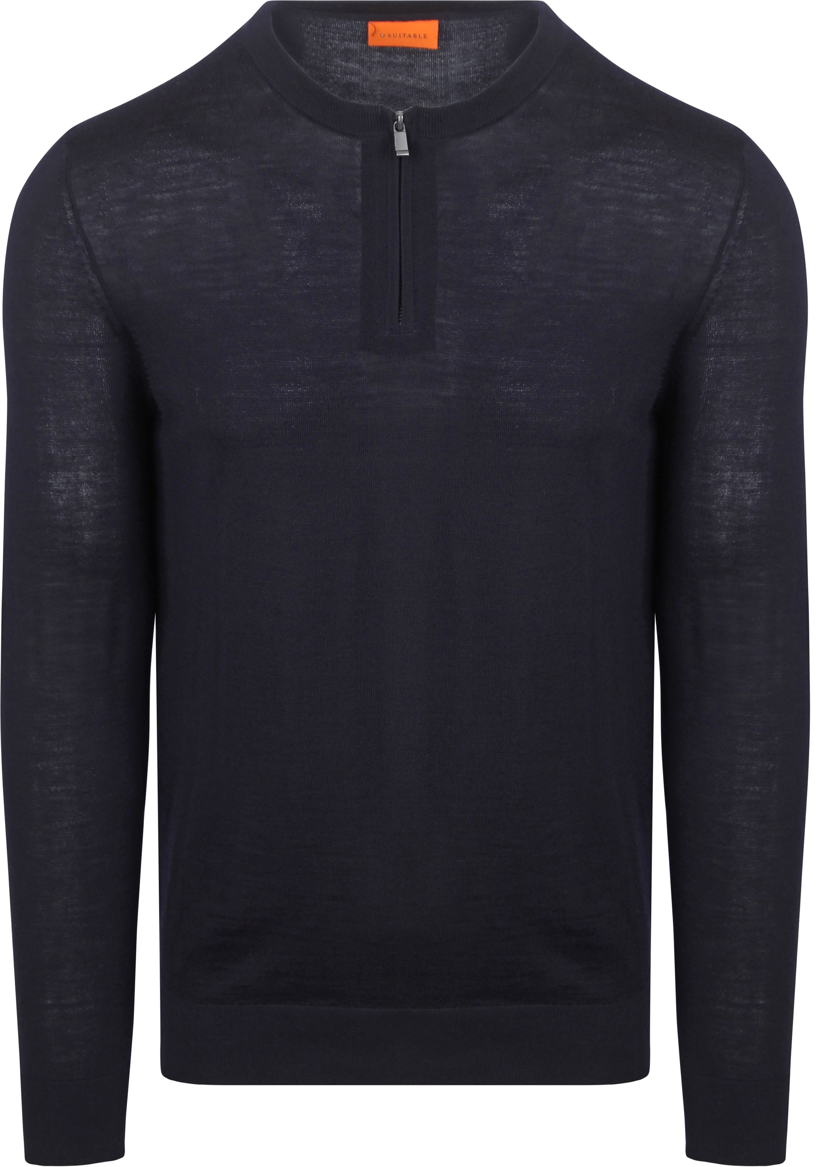 Crew Zip Merino Marine