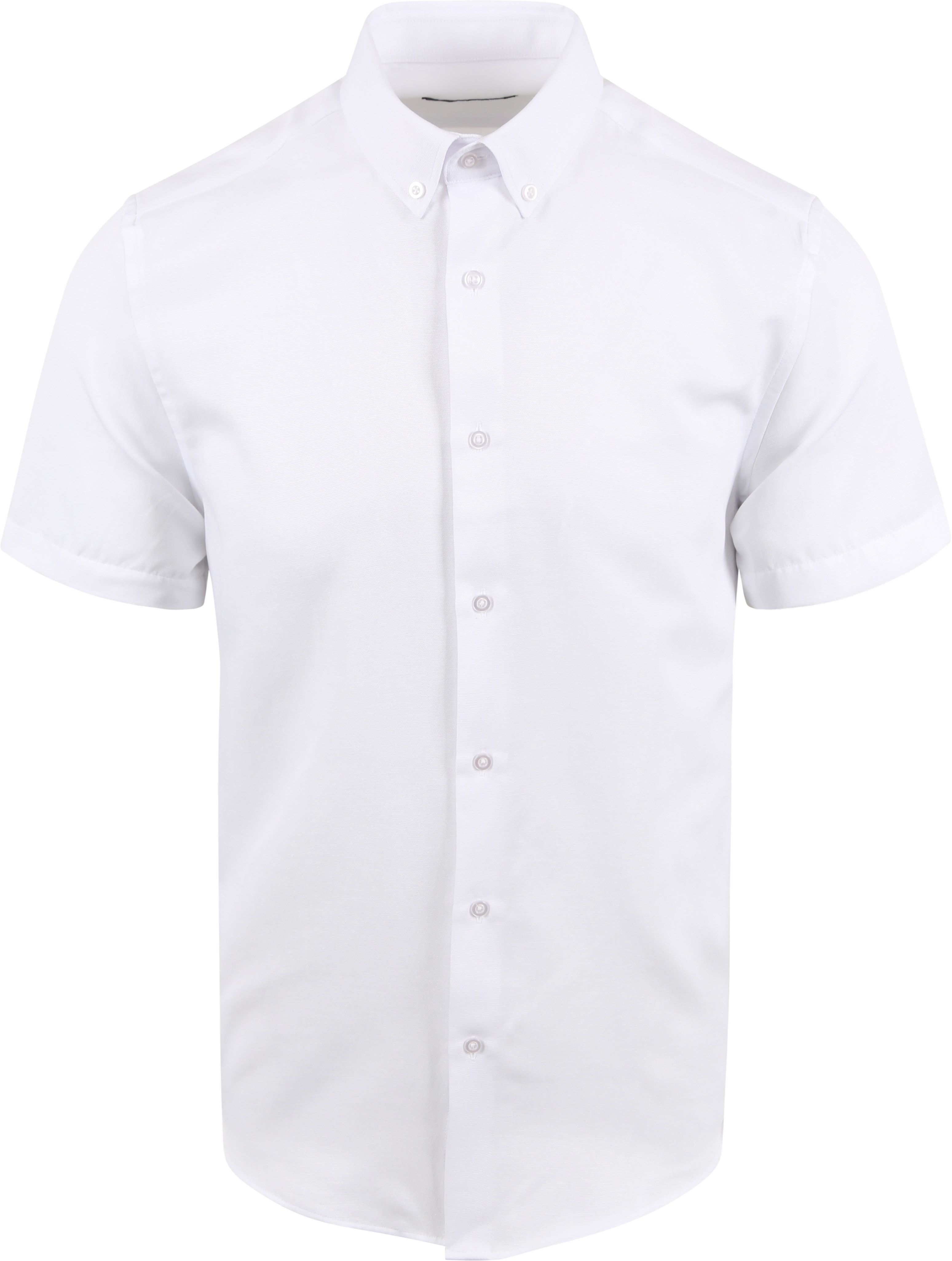 Short Sleeve Overhemd Wit
