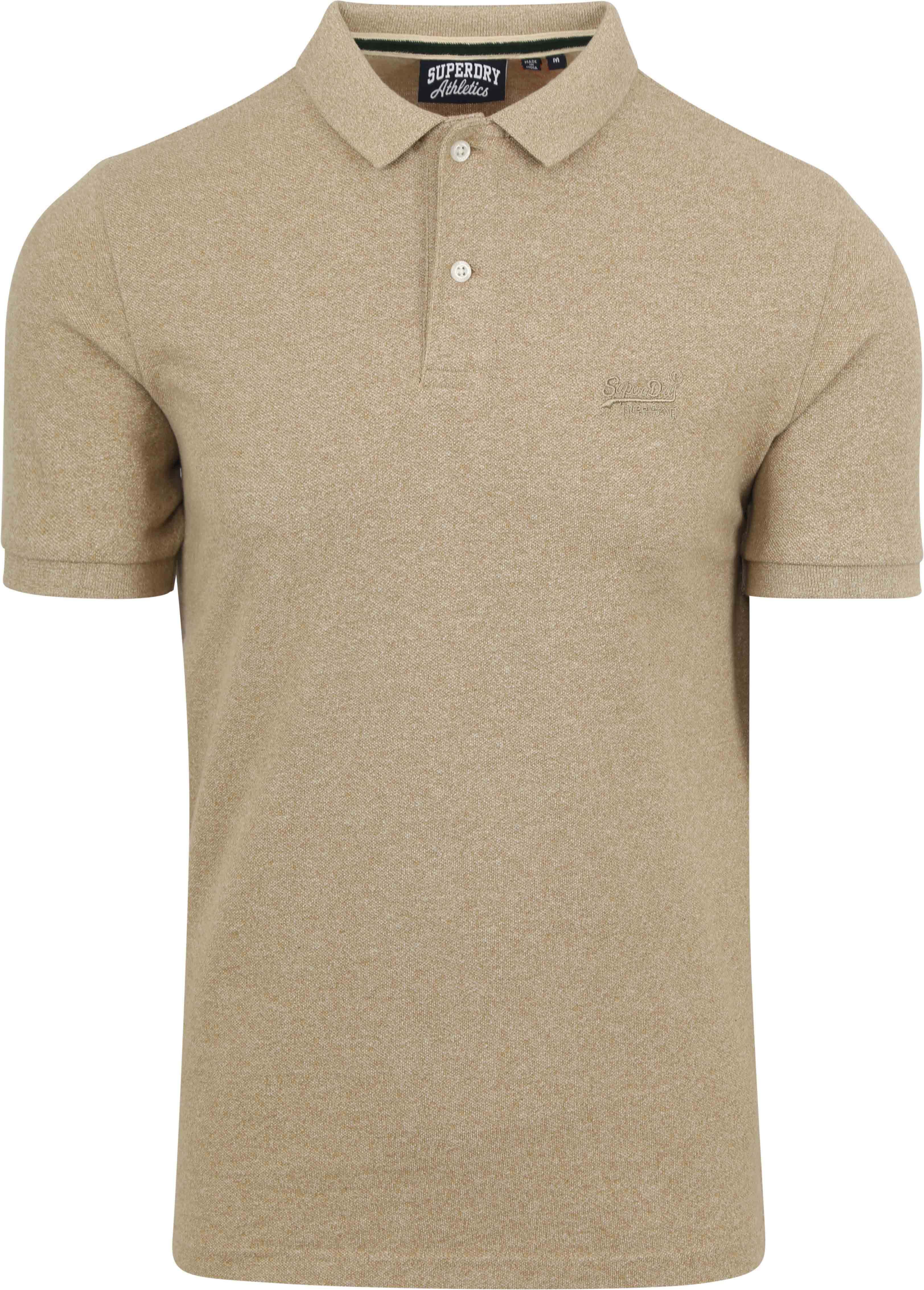 Classic Polo Shirt Melange Beige