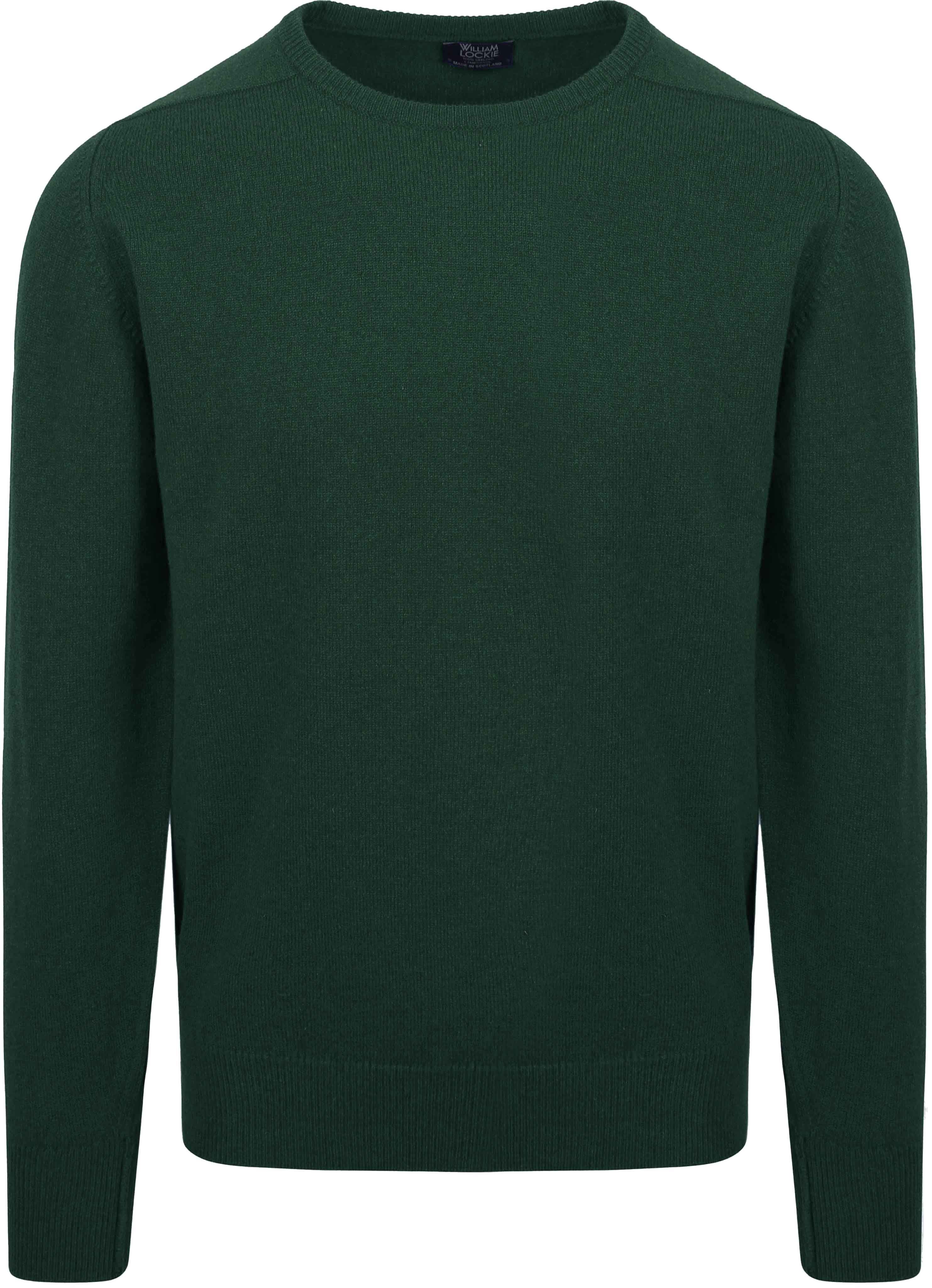 Pullover Lambswool Tartan Dark Green