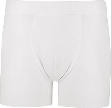 Alan Red Boxershort Bamboo Wit