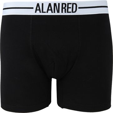 Alan Red Boxershort Zwart 2Pack